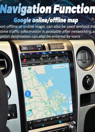 Tesla Style 13.6inch Android Screen GPS Navigation Carplay Autoradio For Ford Edge 2015-2019 Stereo Car Multimedia Video Player