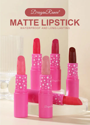 3Pcs/Box Korean Matte Lipstick Set for Women Waterproof Long-Lasting High Pigmented Lipgloss Cosmetic Beauty Makeup - Riparo82