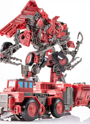 AOYI Cool 8 IN 1 Oversize Devastator Toys Boy Anime Hook Action Figures Robot Car Ingegneria Modello di veicolo Bambini - riparo82