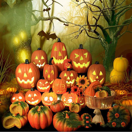 Halloween Led PUmpkin Lantern, Led Light Lamp Lantern Home Props Bar, Halloween Decor Led Lantern Scene Layout Home Decoration