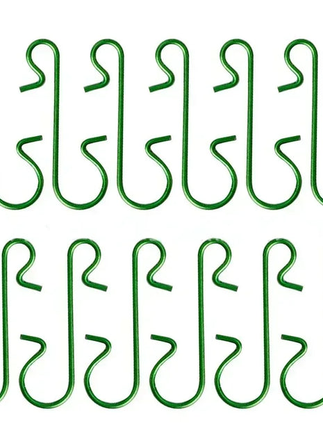 30/300 pezzi ganci in metallo a forma di S supporto albero di Natale palla pendente decorazioni appese per la casa Navidad Capodanno - riparo82