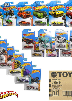 5 pezzi a caso Mattel Pack Hot Wheels Toy Car Factory scala fresca design raffinato veicolo a tema moda adatto per la raccolta - riparo82