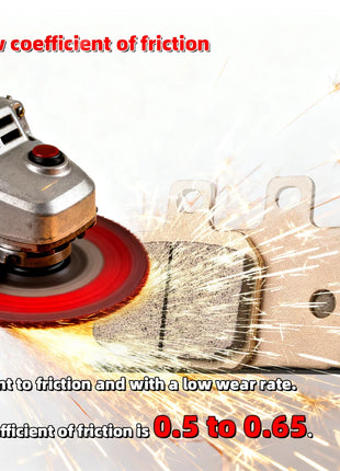 MRRANGT Per pastiglie freno pinza Frando. Adatto per pinza Brembo. Pastiglie freno in metallo sinterizzato ad alte prestazioni.