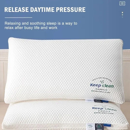 Neck Pillow Help Sleep And Protect The Neck Cervical Orthopedic Household Soybean Fiber SPA Massage Pillow For Sleeping New