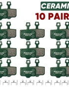 BUCKLOS Pastiglie freno a disco idraulico in ceramica per SRAM AVID ELIXIR 1/2/4/6/8/10 paia Pastiglie freno MTB Pastiglie freno a disco resistenti all'usura