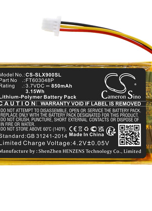 Batteria sostitutiva per cuffie wireless CS 3,7 V 850 mAh FT 603048 P per SteelSeries Arctis PDP LVL50, Arctis 9X +TOOL - riparo82