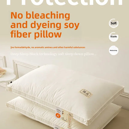 1pc Soft Filling Sleeping Pillows for Home Bed Almohadas Para Dormir High Quality Pillow 48x74cm Washable Neck Cushion
