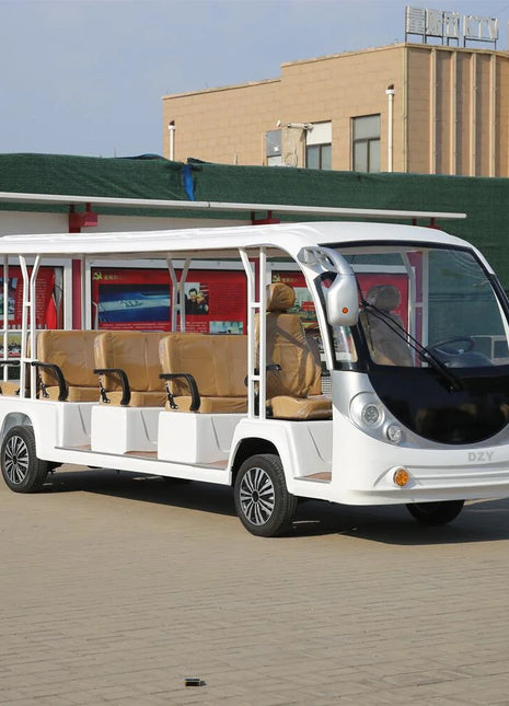 New solar power factory customized electric sightseeing tour bus, park, amusement park, airport and scenic area shuttle bus - Riparo82