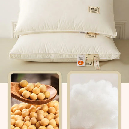 1pc Soft Filling Sleeping Pillows for Home Bed Almohadas Para Dormir High Quality Pillow 48x74cm Washable Neck Cushion