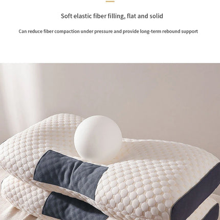 Neck Pillow Help Sleep And Protect The Neck Cervical Orthopedic Household Soybean Fiber SPA Massage Pillow For Sleeping New
