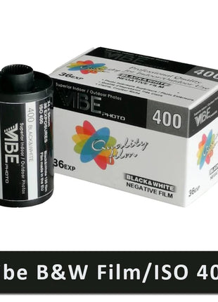 1 rotolo/2 rotolo/3 rotolo/5 rotolo VIBE 400 Pellicola bianca e nera ISO 400 35mm 135 Pellicola negativa 36EXP/rotolo per fotocamera Kodak (due data 3.2026)