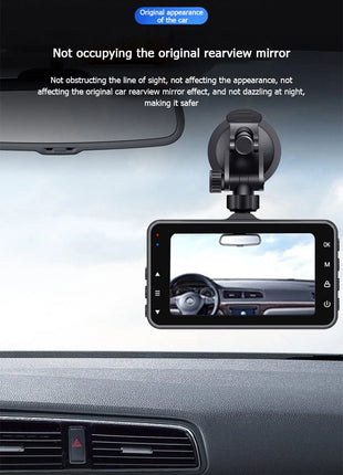 Dash Cam Car DVR HD 1080P Night Vision Dual Lens Front and Rear Camera Reversing Image Car Charge Driving Recorder Black Box - Riparo82