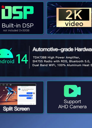 Wireless CarPlay Android 14 Car Radio for For Fiat/Bravo 2007 2008 2009 20102011 2012 AutoRadio Stereo GPS Navigation Multimedia Screen - Riparo82