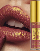 14 Colors Glitter Metallic Lip Glaze Shiny Long Lasting Lip Gloss Waterproof Liquid Lipstick Makeup Lip Oil Lip Tint Gifts for W - Riparo82