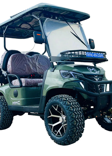 Street Legal Electric Golf Cart 4 Seats 5000W Scooter Go Kart ATV Adult Touring Classic Solar Golf Cart - Riparo82