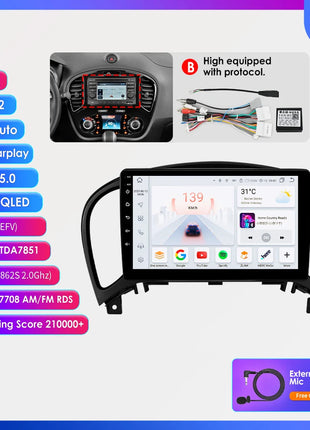 Hizpo Car Radio For Nissan Juke YF15 2010 - 2014 Carplay 4G Multimedia Video Player GPS Autoradio AI Voice 2 Din Android Auto BT