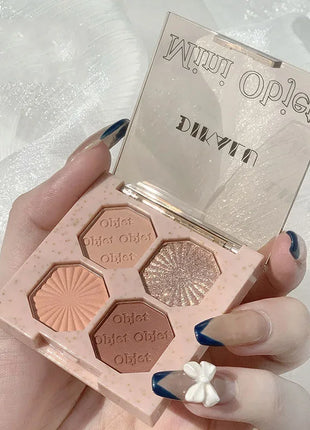 Palette Pearly Eyeshadow Glitter Earth Color Eyeshadows Shiny Eye Shadow Pallet Makeup Pigmentos Natural Cosmetic Free Shipping - Riparo82