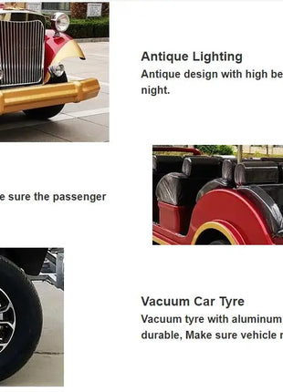 Factory direct sales of electric sightseeing cars, classic vintage cars, golf carts, modern luxury vintage cars - Riparo82