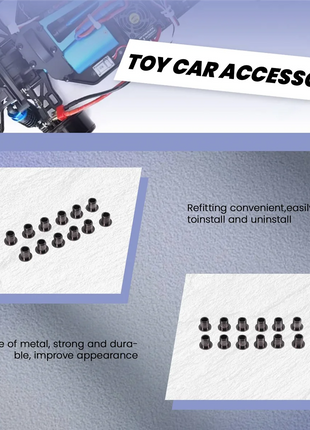 Shop Now 12Pcs 02101 Steering Pivot Bushing C-Hub Bushings HSP Spare Parts Nitro RC Car Parts for 1/10 R/C Model Car - Riparo82