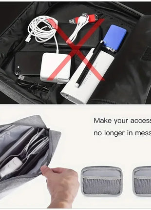 Storage Bag Cable Cord Organizer Travel Bag Small Electronics SD Card Power Bank Storage Bag - Riparo82