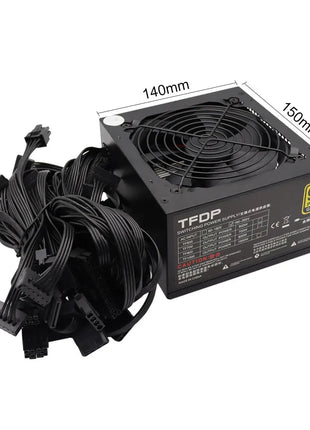 T.F.SKYWINDINTL 800W ATX Power Supply for Computer Quiet & Efficient for Gaming PC Build 110v 220v - Riparo82