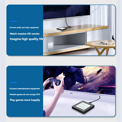 T88C 2242 M.2 NVME/NGFF SATA SSD Enclosure with Screen Display USB 3.2 Gen2 Type-C 10 Gbps External M2 Case for Laptop - Riparo82