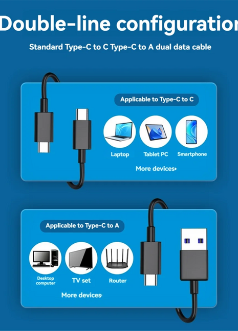 T88C 2242 M.2 NVME/NGFF SATA SSD Enclosure with Screen Display USB 3.2 Gen2 Type-C 10 Gbps External M2 Case for Laptop - Riparo82