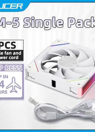 TEUCER 12CM ARGB Cableless Modular PWM Cooling Fan - Riparo82