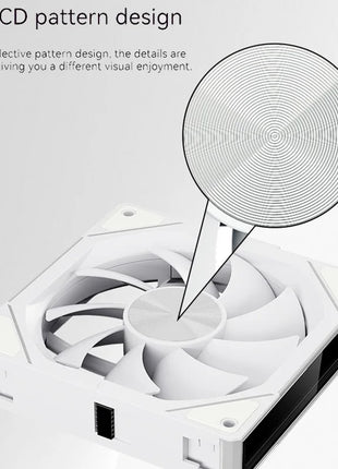 TEUCER 12CM ARGB Cableless Modular PWM Cooling Fan - Riparo82