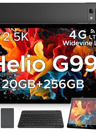 DOOGEE T35 Android 14 Tablet with Keyboard20GB+256GB11 inch Tablet Helio G99 Octa-core TabletIPS 1600x2560 Display Gaming Tablet4G LTE Cellular Tablet with Case Mouse Black - Riparo82
