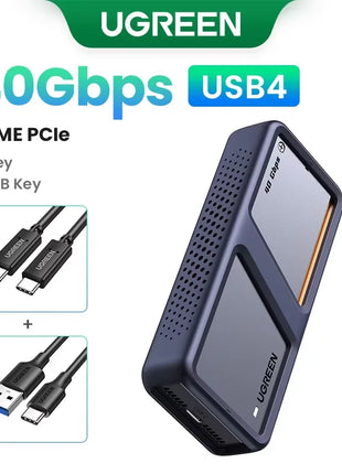 UGREEN M2 SSD Case M.2 NVMe SATA SSD Enclosure Adapter 20Gbps USB 3.2 Gen2 USB C External Enclosure Supports M and B&M Keys - Riparo82