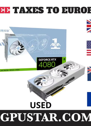 USED AX GAMING RTX 4070 RTX 4080 RTX 4060 TI  Graphic Card GDDR6X 256Bit HDMI 2.1 16Pin Gaming GPU Video Cards placa de vídeo - Riparo82
