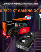 USED GIGABYTE-AMD RX7800 XT GAMING OC 16G Three fan graphics card, Placa de vídeo,GDDR6, 256 bits, PCIe 4.0, - Riparo82