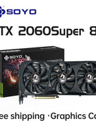 USED Graphics Cards NVIDIA GeForce RTX2060 SUPER 8G GDDR6 PCIE3.0x16 Gaming Video Card for Desktop PC Computer Components - Riparo82