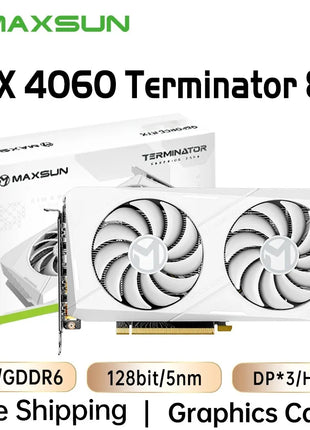 USED MAXSUN Graphics Cards RTX 4070 4060TI 4060 3060 3060TI 3050 3070 GPU NVIDIA Gaming Video Card Desktop Computer components - Riparo82