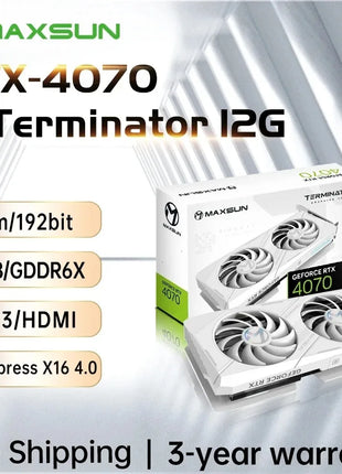 USED MAXSUN Graphics Cards RTX 4070 4060TI 4060 3060 3060TI 3050 3070 GPU NVIDIA Gaming Video Card Desktop Computer components - Riparo82