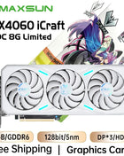 USED MAXSUN Graphics Cards RTX 4070 4060TI 4060 3060 3060TI 3050 3070 GPU NVIDIA Gaming Video Card Desktop Computer components - Riparo82