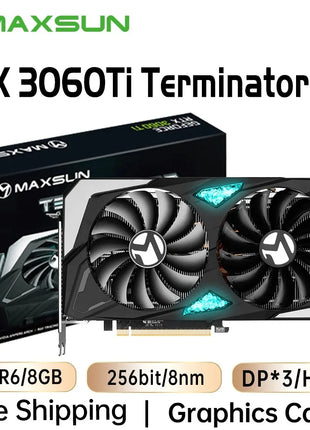 USED MAXSUN Graphics Cards RTX 4070 4060TI 4060 3060 3060TI 3050 3070 GPU NVIDIA Gaming Video Card Desktop Computer components - Riparo82