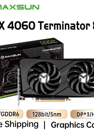 USED MAXSUN Graphics Cards RTX 4070 4060TI 4060 3060 3060TI 3050 3070 GPU NVIDIA Gaming Video Card Desktop Computer components - Riparo82