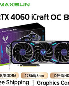 USED MAXSUN Graphics Cards RTX 4070 4060TI 4060 3060 3060TI 3050 3070 GPU NVIDIA Gaming Video Card Desktop Computer components - Riparo82