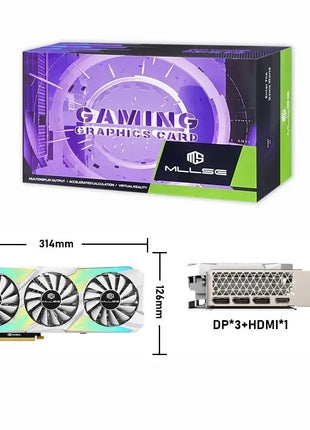 RTX 3080 10GB Graphics Card GDDR6X 320 Bit PCI-E 4.0×16 8+8Pin NVIDIA GPU RGB Lighting Gaming Video Card Placa De Video - Riparo82