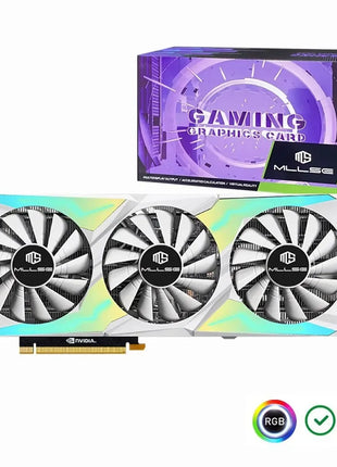 RTX 3080 10GB Graphics Card GDDR6X 320 Bit PCI-E 4.0×16 8+8Pin NVIDIA GPU RGB Lighting Gaming Video Card Placa De Video - Riparo82