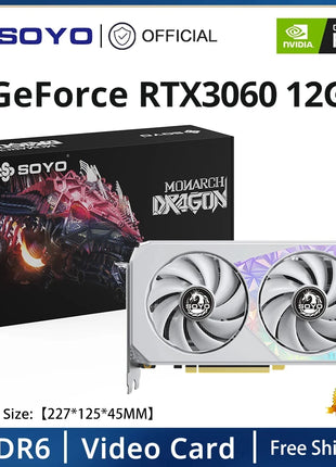 USED SOYO Graphics Card 1660Super 2060 3060 3070Ti 3080Ti GDDR6/GDDR6X 8G 12G Cards Gaming Video Card NVIDIA Computer GPU - Riparo82