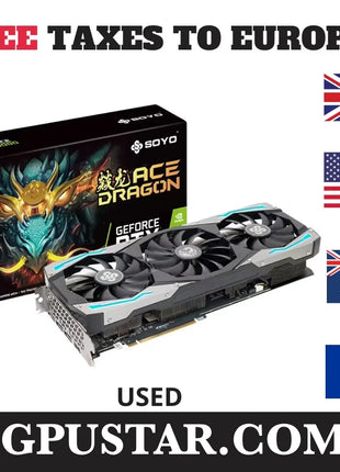 USED SOYO Graphics Card 1660Super 2060 3060 3070Ti 3080Ti GDDR6/GDDR6X 8G 12G Cards Gaming Video Card NVIDIA Computer GPU - Riparo82