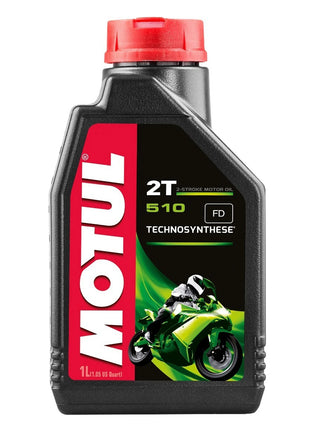 Motul 104028 - Motorcycle Lubricant Oil 510 2t Powerlube 1L. Semi-Synthetic High Performance Motorcycle - Riparo82