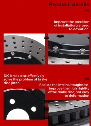 Disco freno flottante Koko Racing con rotore anteriore da 420 mm ad alto contenuto di carbonio