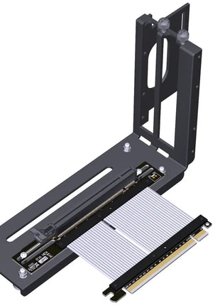 Universal ADT Riser PCI-E x16 ATX Upright Graphics Card Vertical Bracket GPU Holder+GEN4 PCIE4.0 16X Riser Adapter Cable 15~50CM - Riparo82