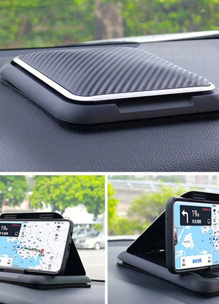 Adjustable phone mount with anti-slip silicone suction pad
