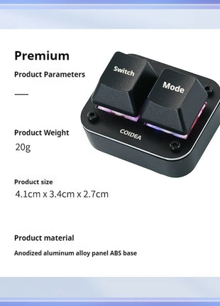 Usb Keyboard Key Customization Anti-Auto Sleep Wired Connection Mouse Mobile Lock Screen Hardware Game Mini Mechanical Keyboard - Riparo82