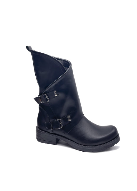 Stivale SINFONIA in Vera Pelle Nero